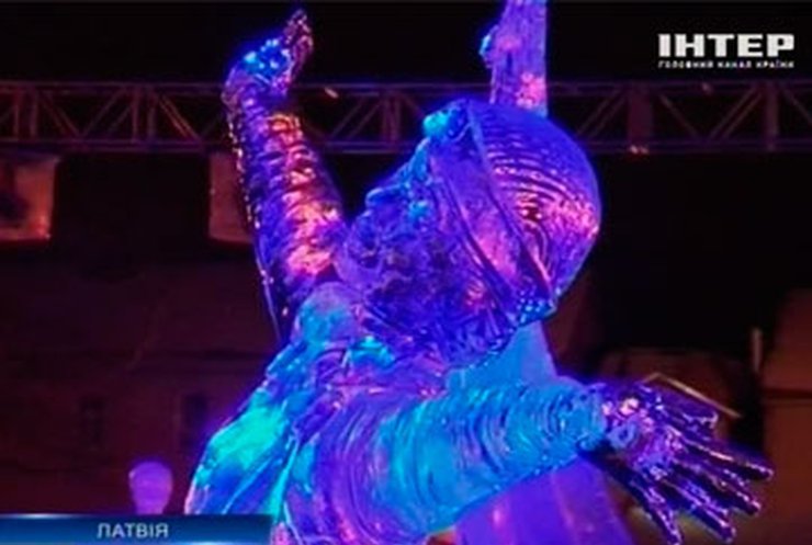 В Латвии прошел конкурс на лучшую ледовую скульптуру