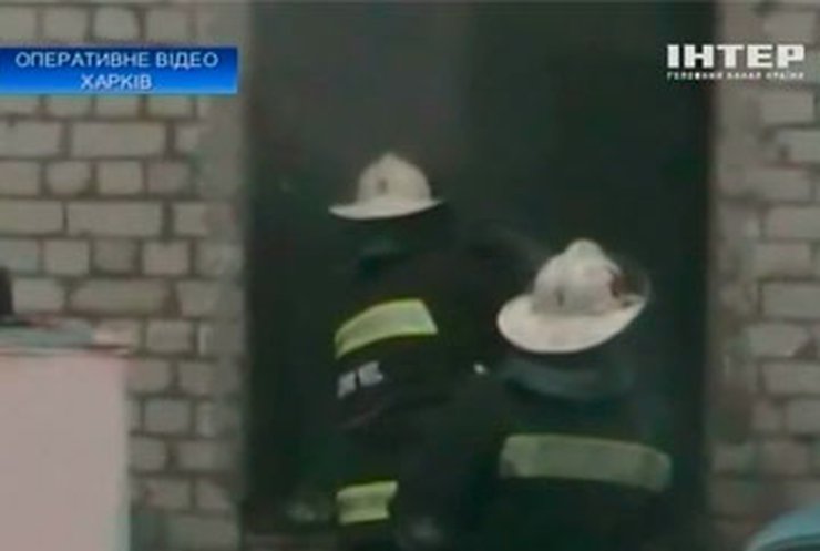 В пожаре в харьковском офисе погиб пожилой охранник
