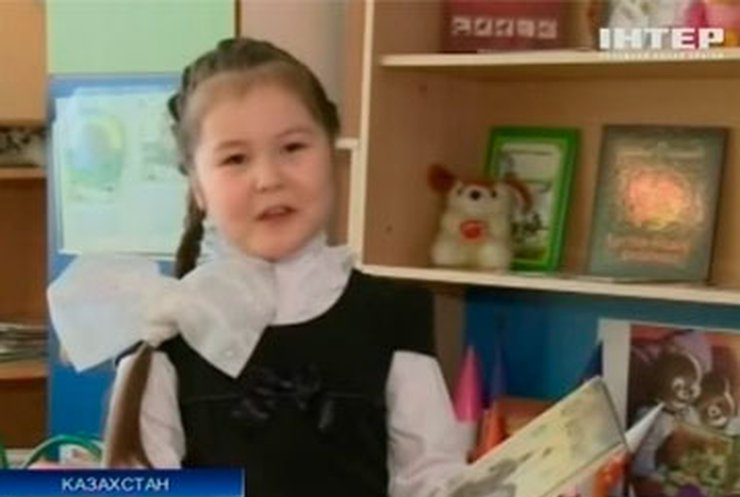 Девочка из Казахстана к семи годам прочитала уже полтысячи книг
