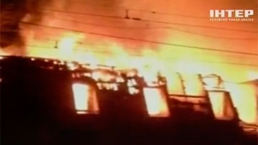В Одессе сгорел автомагазин