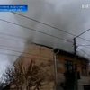 В центре Черновцов горел жилой дом
