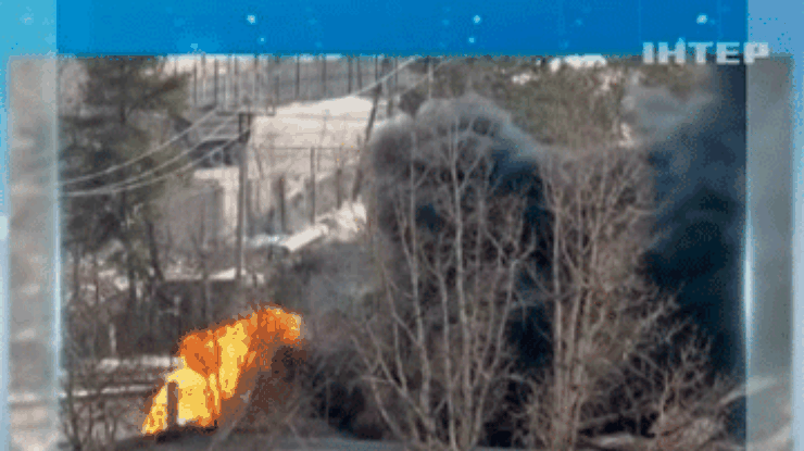 На Харьковщине горели сельскохозяйственные склады