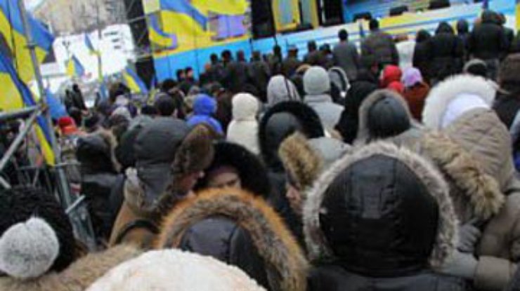 Митинг оппозиции на Майдане завершился