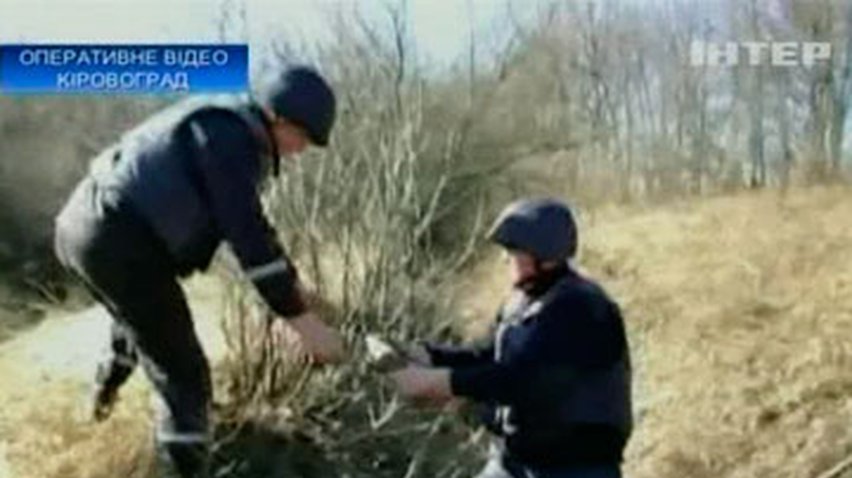 В кировоградской лесополосе нашли арсенал боеприпасов