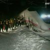 Мощные снегопады заблокировали движение поездов в Японии