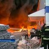 В Хмельницком сгорел склад сантехники