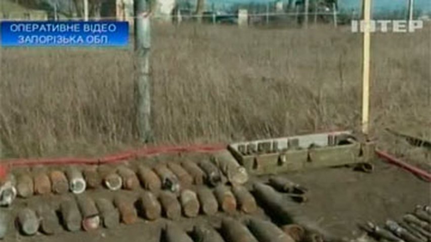 Территорию артбазы под Новобогдановкой продолжат разминировать