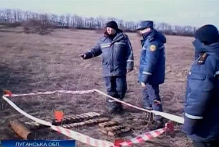 Луганские пиротехники утилизировали несколько сотен боеприпасов