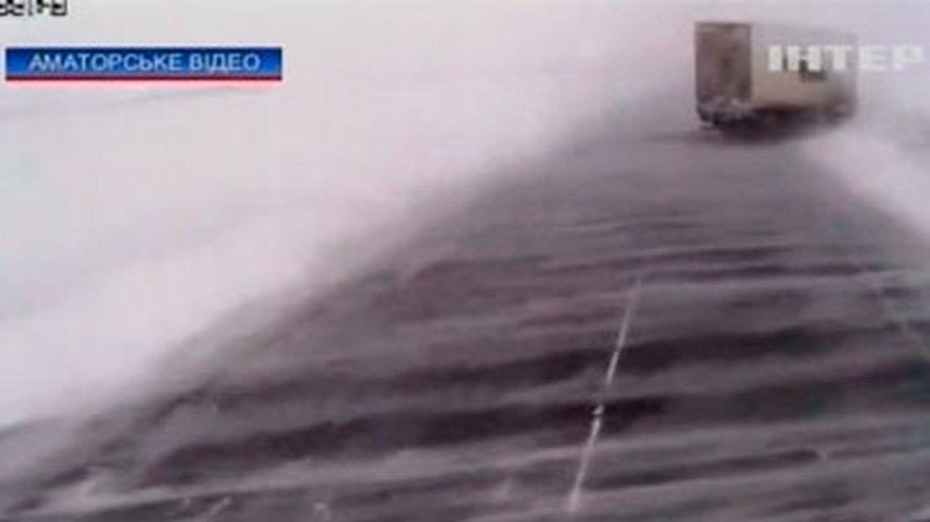 На Сибирь обрушился мощный циклон "Буран"