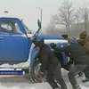 На западную Украину обрушился сильнейший снегопад