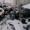 Крупнейшее ДТП в Канаде: столкнулись 100 автомобилей