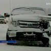 Из-за сильных снегопадов в Канаде образовались километровые пробки