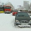 На Киев обрушился "снегопад столетия"