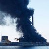 Пожар на Углегорской ТЭС потушат к утру, город остался без тепла