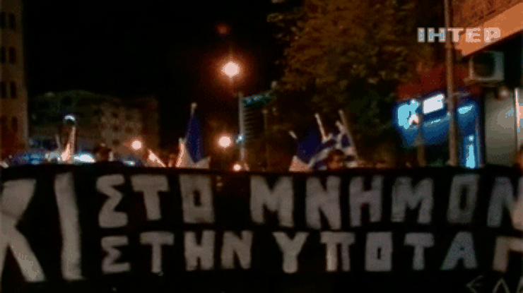 Кипрские националисты вышли на акции протеста