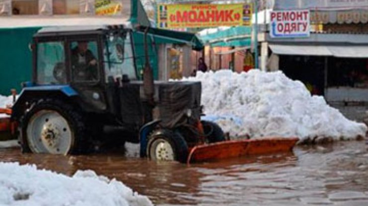 В Киеве возникла угроза подтопления