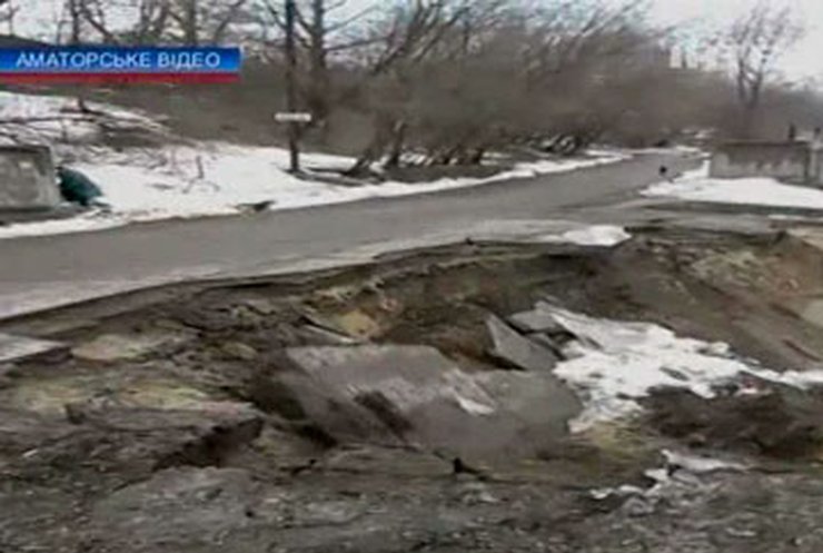 В Киеве насчитали более 20 опасных мест, подверженных оползням