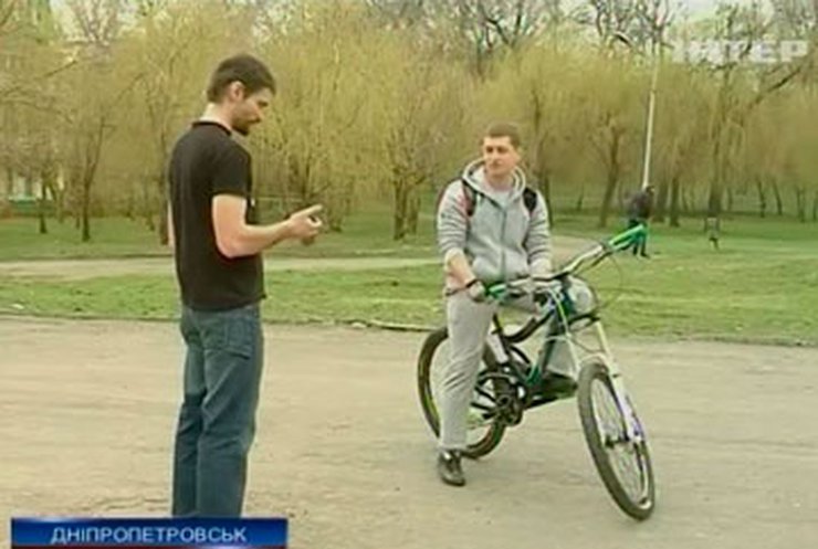 Житель Днепропетровска открыл бесплатный прокат велосипедов