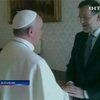 Папа римский впервые встретился с премьер-министром Испании