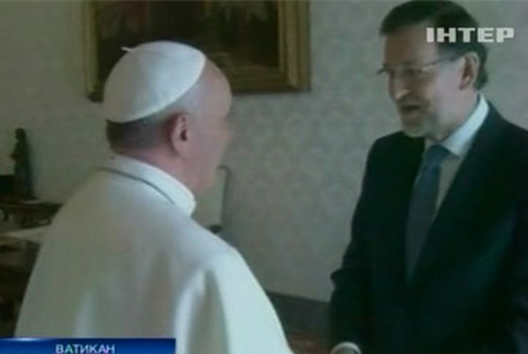 Папа римский впервые встретился с премьер-министром Испании