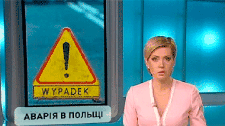 В Польше грузовик протаранил автобус со школьниками
