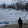 Шторм в Канаде: Сошедший с озера лед разрушил прибрежные дома