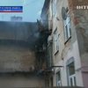 В центре Львова горел старинный дом