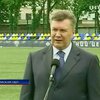 Во время рабочей поездки в Сумы Виктор Янукович поиграл в футбол