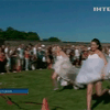 В Эстонии провели ежегодный забег женщин в свадебных платьях