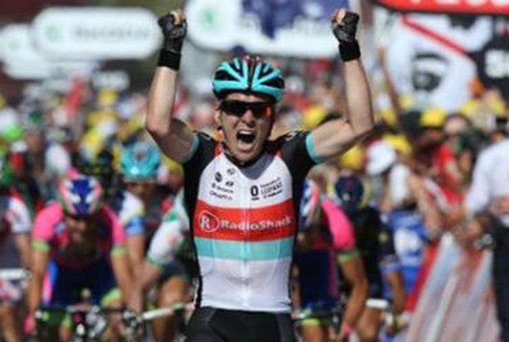 Бакелантс - победитель второго этапа "Тур де Франс"
