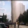 В столице из-под земли бил фонтан кипятка
