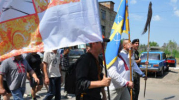 Протестующие из Врадиевки дошли до Первомайска