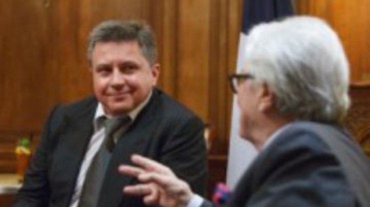 Алексей Азаров обсудил евроинтеграцию Украины с экс-министром иностранных дел Франции