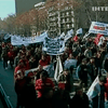 Митинг в Чили закончился столкновениями с полицией