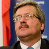 Коморовский не стал комментировать яичный инцидент