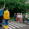 В Бердичеве детей учат правилам дорожного движения в парке-симуляторе