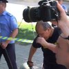 На запорожской акции протеста "свободовца" окатили фекалиями