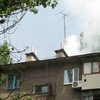 В Харькове молния вызвала пожар жилого дома