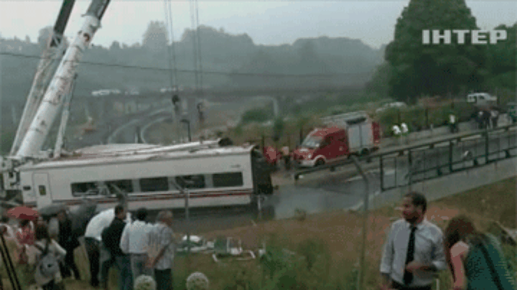 В Испании арестовали машиниста разбившегося поезда