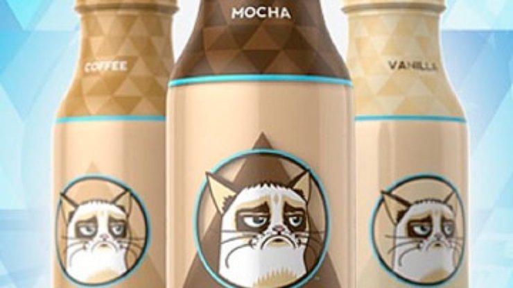 Владельцы сердитого котика Grumpy выпустят напиток Grumppuccino