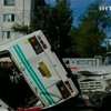 В Северодонецке грузовик разбил маршрутку с пассажирами