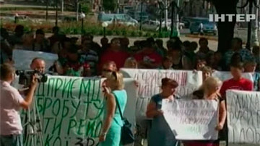 Черновицкие торговцы протестовали против реорганизации рынка