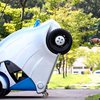 В Южной Корее разработали астомобиль, который умеет сворачиваться