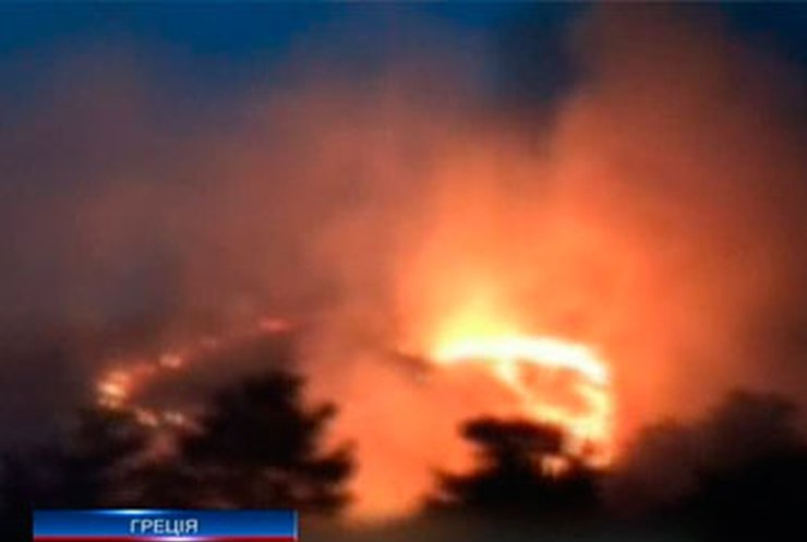Греческий остров Родос охватили пожары