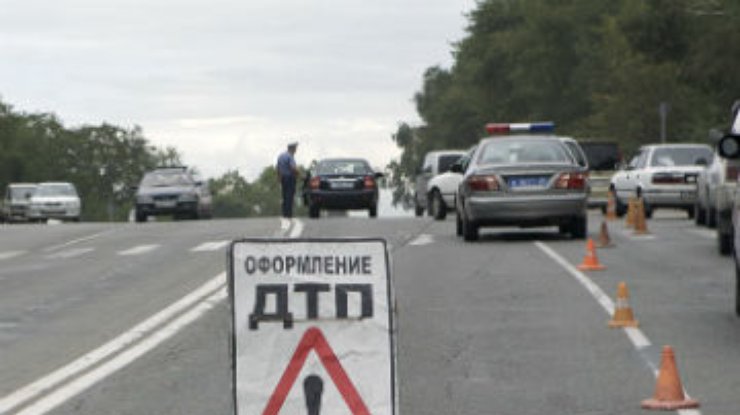 На Кировоградщине перевернулась маршрутка с  пассажирами