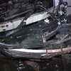 На Броварском проспекте "Лексус" влетел  в автобус. Водитель иномарки сбежал