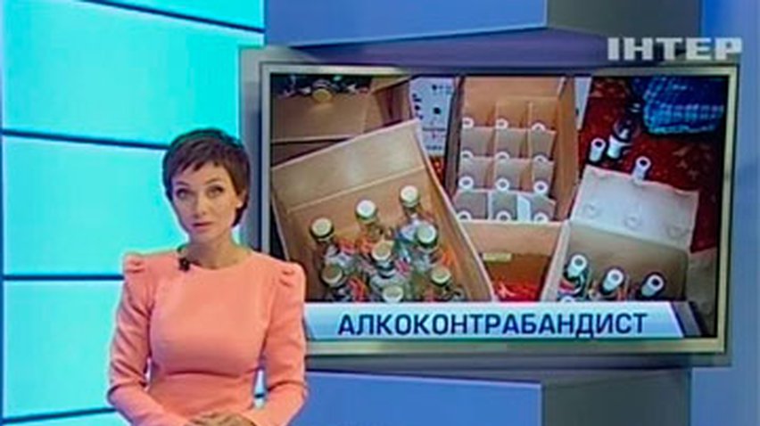 Житель Волыни пытался пронести в Беларусь 100 бутылок водки