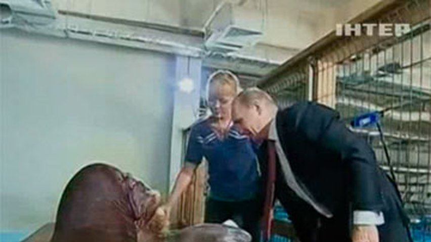 Путин посетил океанариум во Владивостоке
