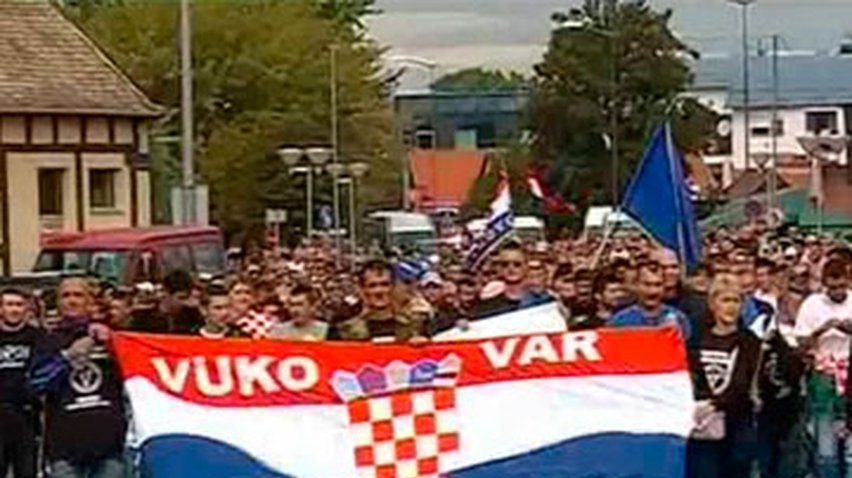 Хорваты протестуют против сербского языка