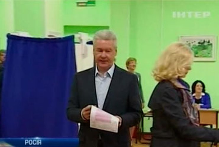 На выборах мэра Москвы лидирует Собянин